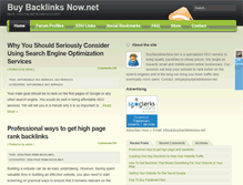 Tablet Screenshot of buybacklinksnow.net